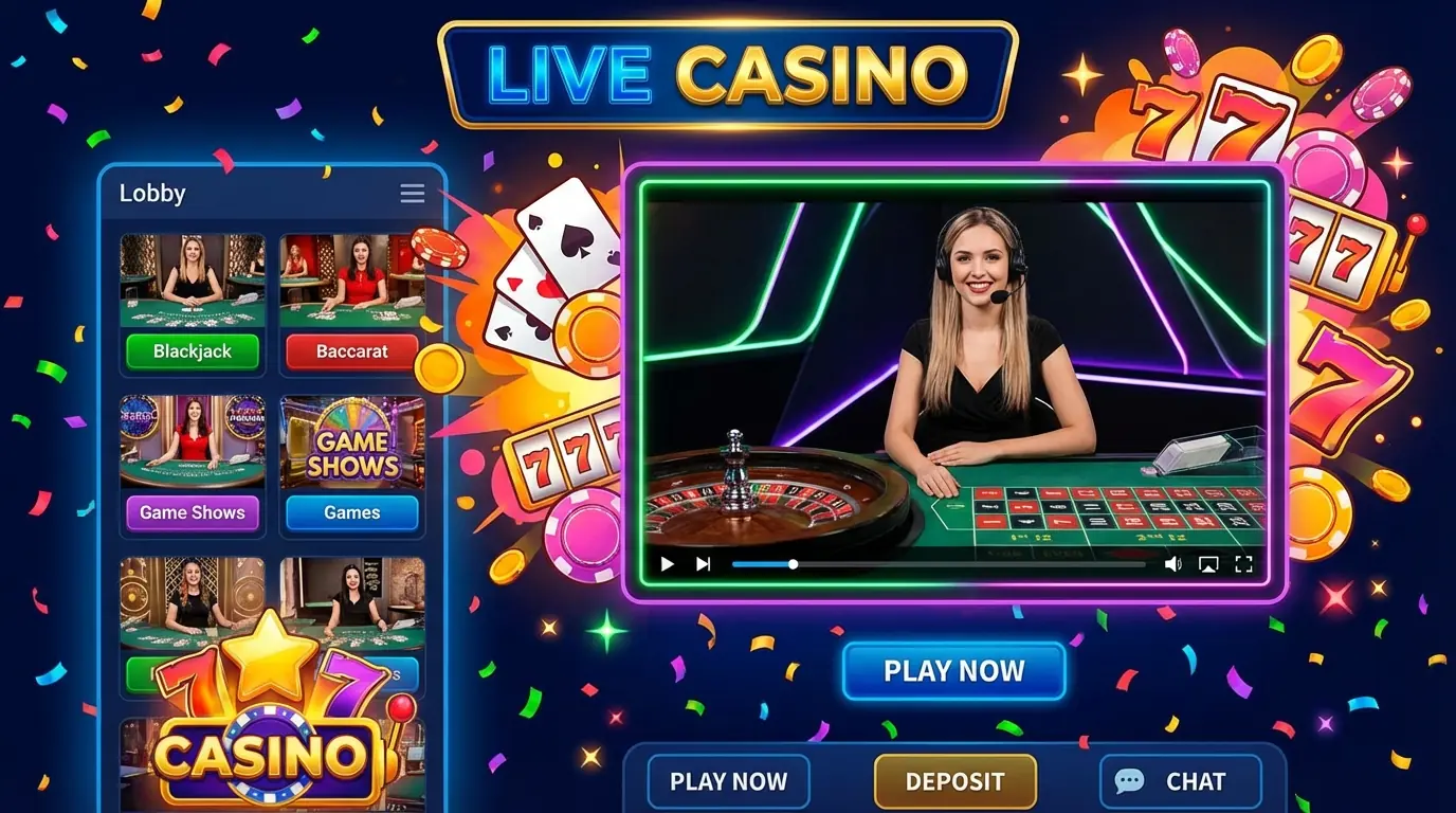 Planet 7 live casino games